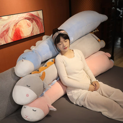 Snuggle Buddies: Hippo, Sheep, and Cow Throw Pillows